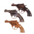 All-Metal Bison Left Wheel Gun Children's Toy Gun Gun Paper Gun Gun Simulation Gun Gun