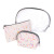 2021 New Hot Sale Three-Piece Set Cosmetic Bag Transparent Sequin Fashion Multi-Functional Cosmetic Bag Package Factory Direct Supply