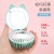 20 Years New Bear Cosmetic Mirror Mini Fan Fill Light Folding USB Charging Pocket Electric Fan Gift