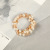 New Pearl Headband Women's Korean-Style Fashion Hair Ring Stretch Crystal Head Rope Bracelet Mori Style Hair Band in Stock
