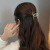 Alloy Back Head Grip French Style Temperament Large Korean Hair Volume Multiple Gap Former Red 20 Years New Korean Style