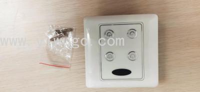 LED Inventory Special Offer Han's Exhibition Hall Remote Control Switch Four-Way Remote Control Switch 86 Type     