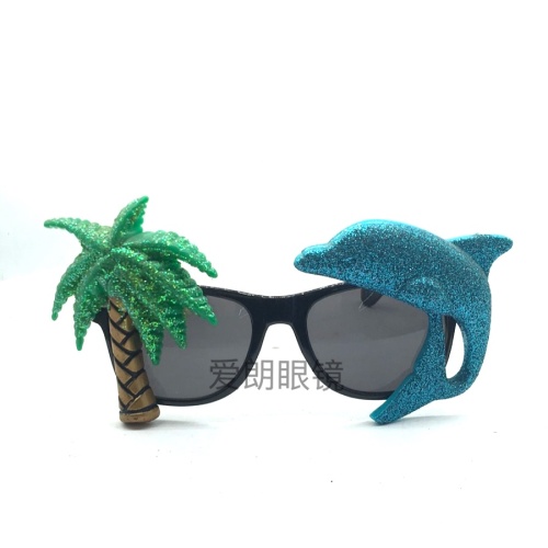 hot sale hawaiian party party glasses dolphin glasses ball props party glasses