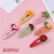 Children Barrettes BB Clip Shredded Hairpin Hair Ornament Cute Princess Bang Clip Cartoon Animal Fruit Hairpin Headdress