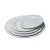 Wholesale Melamine Tableware round Japanese Style Dinner Plate Creative White Plastic Plate