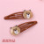 Children's Cartoon Fruit Animal Barrettes BB Clip Girl Cute Hair Fresh Headdress Fringe Clip Side Clip