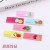 Japan and South Korea Internet Hot Same Fruit Cartoon Children Barrettes Rectangular Printing Hairpin Headdress Ornament