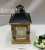 American Nordic Simple Distressed Art Portable Candle Aromatherapy Candlestick Wooden Storm Lantern Living Room Bedroom Decoration