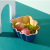 Plastic Household Draining Basin Kitchen Fruit and Vegetable Storage Basket Leaf Shape Two-Color Drain Bowl Basin 