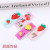 Japan and South Korea Internet Hot Same Fruit Cartoon Children Barrettes Rectangular Printing Hairpin Headdress Ornament Shredded Hair Bangs Clip