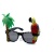 Hawaiian Series Tropical Parrot Glasses Festival Party Beach Carnival Party Coconut Tree