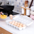 Plastic with Lid Egg Grid Refrigerator Fresh-Keeping Kitchen Household Shockproof Pack 12 Grids