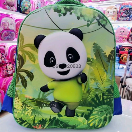 factory direct schoolbag backpack cartoon bag backpack 3d bag children bag student bag gift bag trolley bag