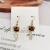 Elegant Long Cat's Eye Earrings Personal Cute Funny Earrings for Women Simple and Thin Face Earrings