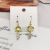 Elegant Long Cat's Eye Earrings Personal Cute Funny Earrings for Women Simple and Thin Face Earrings