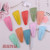 Candy Color Geometry Rectangle Transparent Barrettes Japanese Girl Bang Clip Hairpin Fashion Headdress Hair Accessories