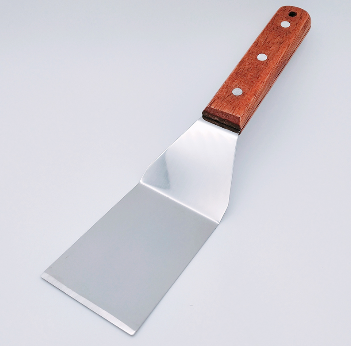 wooden handle small size curved shovel