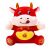 Year of the Ox Mascot Plush Toy Chinese Zodiac Cow Doll Tang Suit Lucky Cow Doll Festive Annual Meeting Gifts Customization
