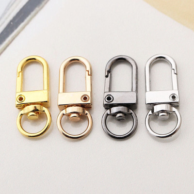 Box and Bag Hardware Accessories Rotating Snap Hook Zinc Alloy Women's Bag Bag Hook Buckle Door Latch Keychain Accessory Hanging Buckle Wholesale