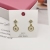 2020 New Wholesale High Sense Retro Baroque Dignified Rhinestone Shell Earrings S925 Sterling Silver Stud Earrings