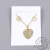 Love Necklace Women's Butterfly Clavicle Chain Earrings Set 2020 New Popular Net Red Simple Temperament Non-Fading Ornament