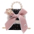 2020 Winter New Pearl Hand Children's Bags Chanel-Style Bow Accessories Shoulder Crossbody Princess Woolen Bag
