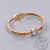 Rose Gold Titanium Steel Bracelet Female Personalized Opening Hand Jewelry Simple and Cool Wind Net Red Temperament Wild Bracelet Bracelet