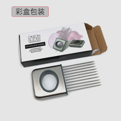 304 Stainless Steel Onion Insert Color Box Packaging Tender Meat Needle Meat Cutter Pine Meat Onion Needle Onion Insert