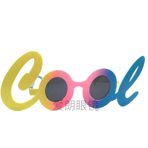 Creative English Cooe Party Funny Glasses Personality Sand Carving Party Cool Play