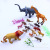 Factory Direct Supply Spray Paint Plastic Animal Simulation Toy Set Wholesale