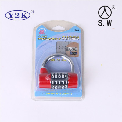 5-Digit Password Lock Gym Swimming Pool Wardrobe Toolbox Locker Padlock Door Lock Cabinet Lock