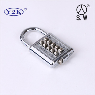 Password Blind Padlock Anti-Theft Gym Dormitory Cabinet Lock Waterproof Anti-Rust Cabinet Door Lock Luggage Password Lock