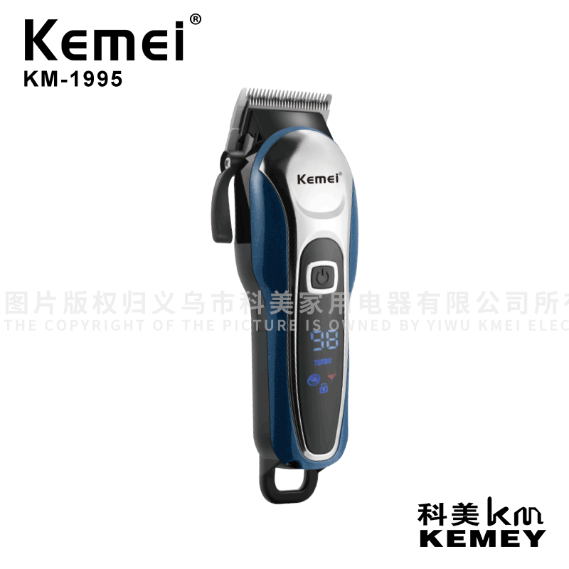 Cross-Border Factory Direct Supply Electric Clippers Comei KM-1995 Electric Clippers Hair Scissors Household Electric Clippers