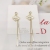 Sterling Silver Needle Fan-Shaped Tassel Earrings Long Face Slimming Slightly Inlaid Zircon Shell Fan Tassel Earrings