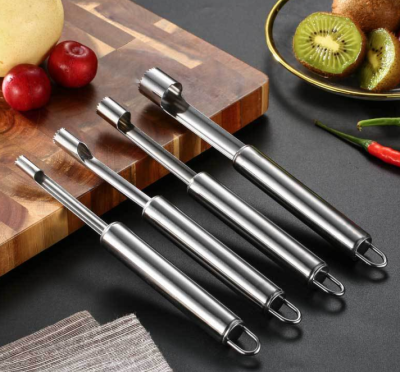 Stainless Steel Hawthorn Pitter Red Dates Coring Apple Seed Removing Core Pulling Tool Digging Knife Core Pumping