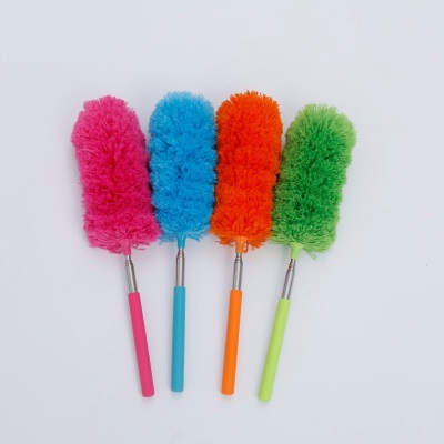 Stainless Steel Telescopic Fiber Duster Non-Feather Duster Duster Dust Remove Brush Dust Sweep Pp Feather Duster Manufacturer