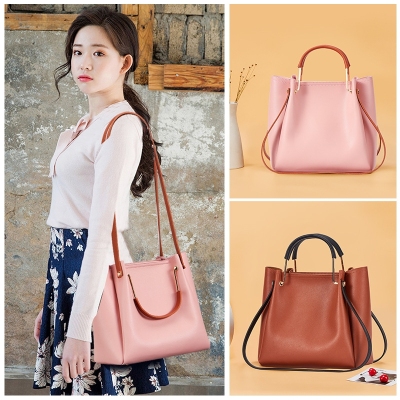 2020 Women's Bag New Leisure Bucket Bag Korean Fashion Handbag Ladies Large Capacity Shoulder Bag All-Match Fashion