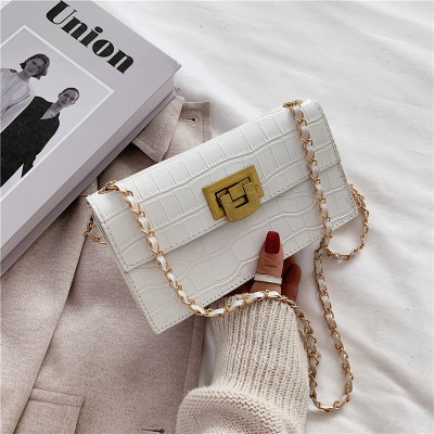 This Year's Popular New Women's Shoulder Messenger Bag Advanced Texture Crossbody Women's Bag Chain Western Style Shoulder Small Square Bag