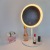 Smart Led Make-up Mirror Ins Desktop Desktop Storage Fill Light Mirror Wholesale Beauty Luminous Makeup Mirror