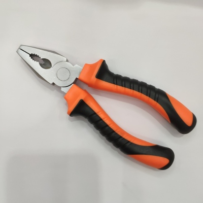 Pliers Wire Cutter Sharp Nose Pliers Slanting Forceps Axe Handle Screw Handle I-Shaped Handle Orange Handle