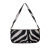 Retro Zebra Pattern Large Capacity Women's Bag Trendy Fashion Shoulder Bag Internet Celebrity All-Match Underarm Bag Portable Women's Backpack