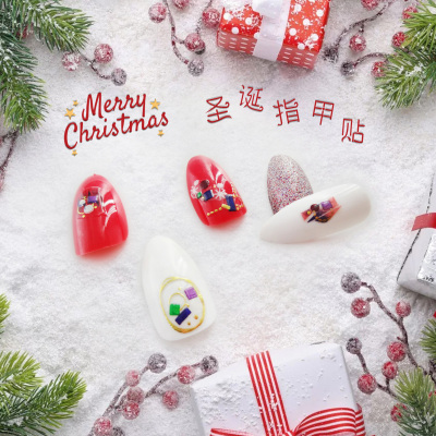 New 3D Christmas Nail Sticker Style Diverse Environmental Protection Safety Wall Sticker Can Be Customized