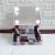 Led Crystal Makeup Mirror Square Desktop Makeup Mirror 360 Degree Portable Vanity Mirror Led Makeup Mirror with 4 Bulbs