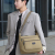Shoulder Bag Men's Casual Horizontal Large-Capacity Backpack Canvas Bag Korean Fashion Messenger Bag All-Matching Fashion Brand Men's Bag