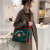 Trendy Internet Celebrity Same Korean Style New Printed Canvas Handbag Deposit over 100 Million Yuan Shoulder Bag Crossbody Women's Bag