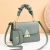 2020 New Bags Women's Classic Bag Solid Color Line Metal Buckle Twist Handbag 839-8