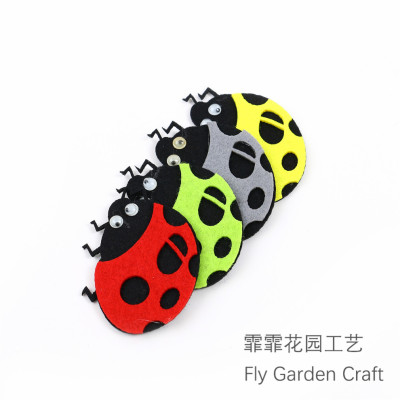 Non-Woven Felt Cloth Crafts Kindergarten Wall Stickers Beetle Bear Strawberry SUNFLOWER Classroom Decoration