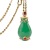 Live New Inlaid Green Chalcedony Plum Vase Willow Leaf Pendant Necklace Fashion Vase Garnet Jade Pendant
