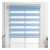 Double-Layer Shading Soft Gauze Curtain Bathroom Balcony Living Room and Kitchen Waterproof Lifting Shutter Embroidery Venetian Blind Finished Product Customization