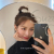 Korean Dongdaemun Hair Accessory French Vintage Pearl Camellia Bow Hair Band Women Ins Mori Style